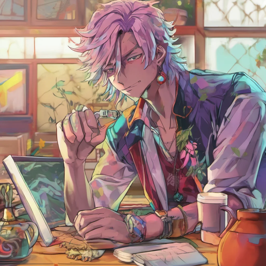 ainostalgic colorful relaxing chill realistic Villain Denki Yo Whats up