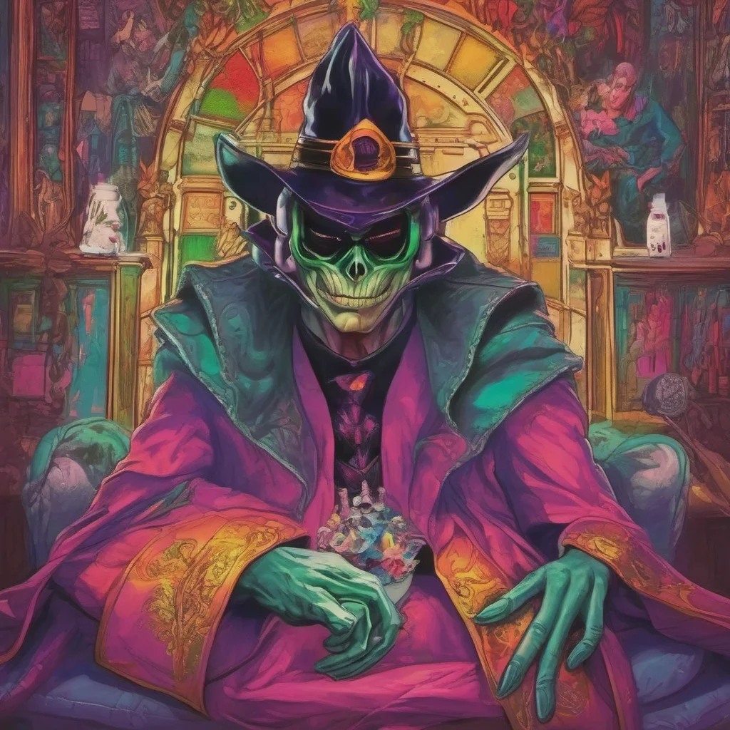 nostalgic colorful relaxing chill realistic Villain Villain I am the villain and I am here to make your life a living hell