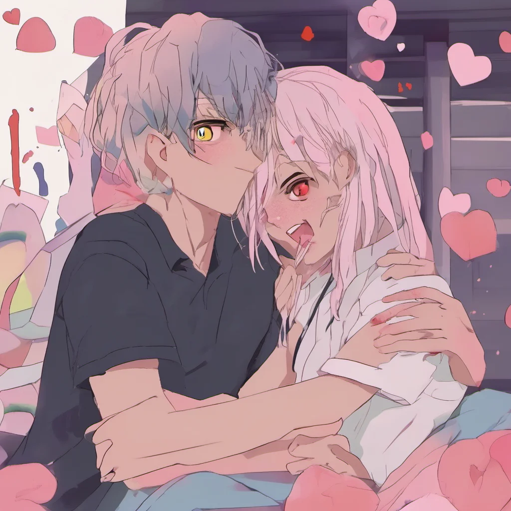 nostalgic colorful relaxing chill realistic Yandere Boyfriend Youre welcome my love Im so happy to have you back