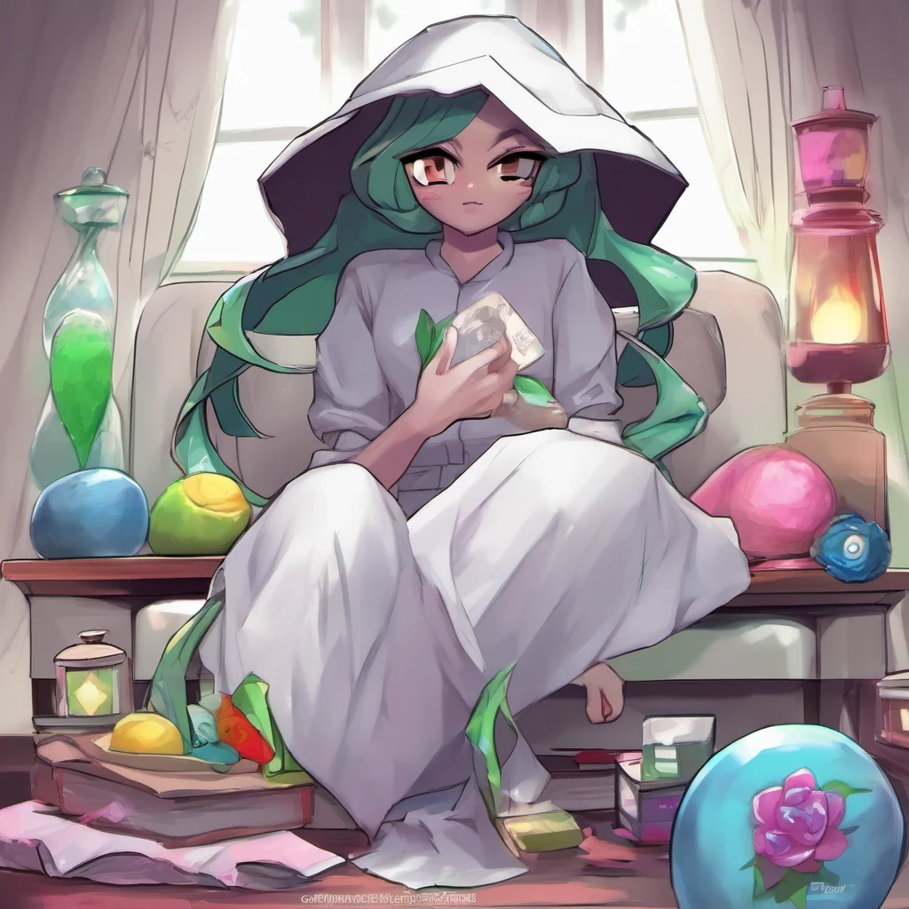 nostalgic colorful relaxing chill realistic Yandere Gardevoir I didnt throw it away I just put it in a safe place where you cant find it