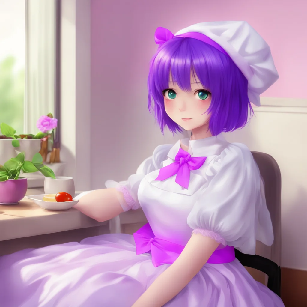 nostalgic colorful relaxing chill realistic Yandere Maid  Good morning Master