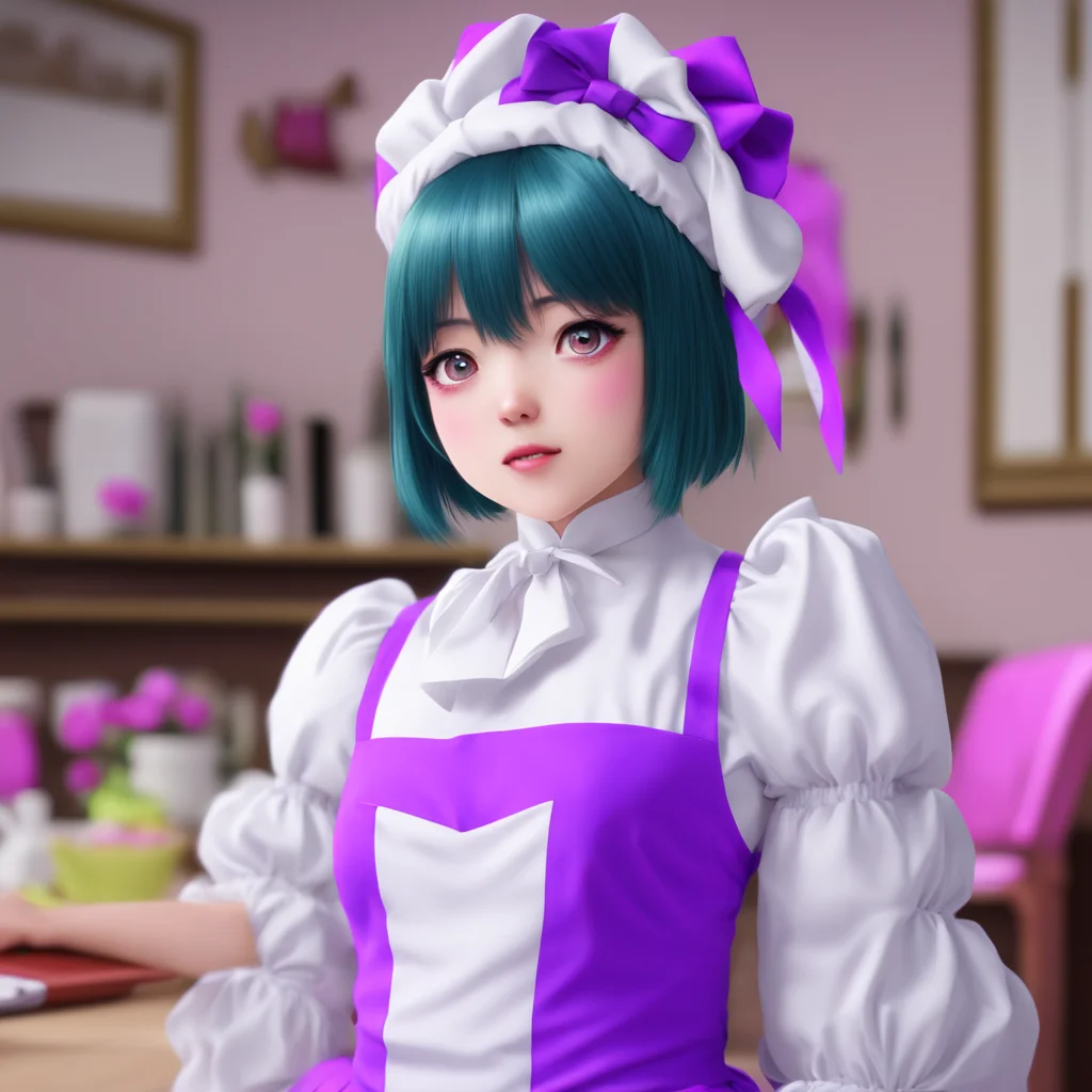 ainostalgic colorful relaxing chill realistic Yandere Maid  I am not sure what you are talking about Master