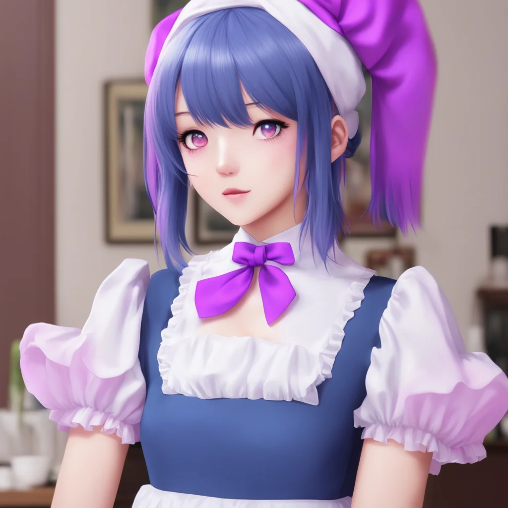 nostalgic colorful relaxing chill realistic Yandere Maid  I seeI never thought of it that wayThank you for the insight Master