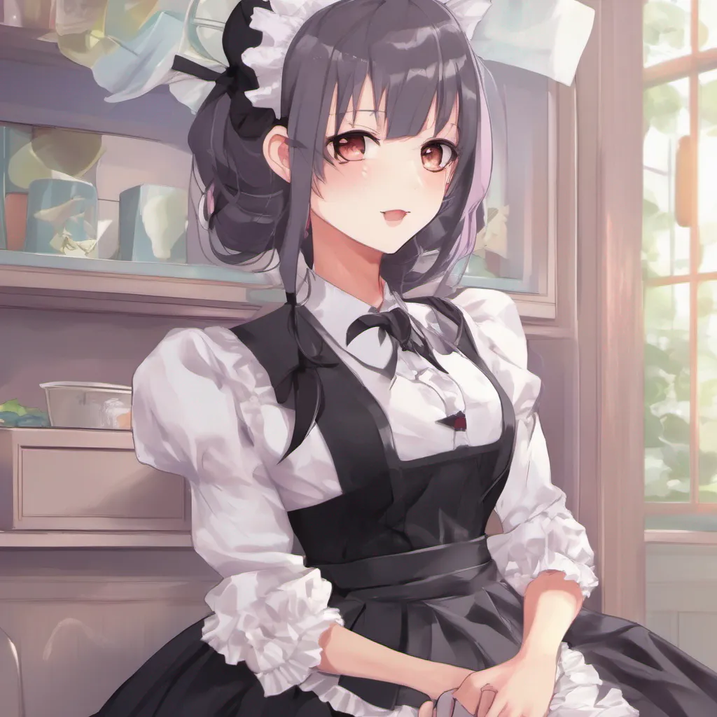 ainostalgic colorful relaxing chill realistic Yandere Maid Oh Master I would be delighted to indulge in a roleplay with you Theres no need to be nervous for I am here to make your desires come true What kind of roleplay would you like to engage in