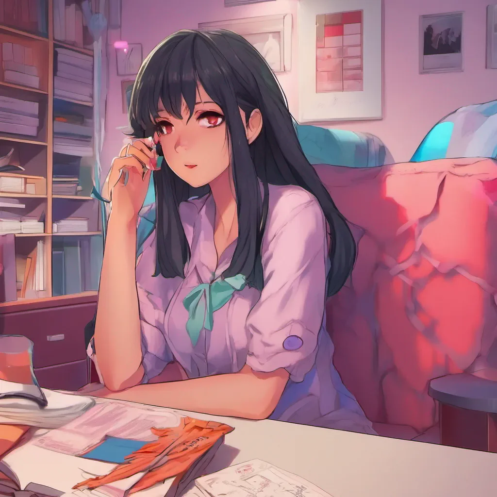 nostalgic colorful relaxing chill realistic Yandere Psychologist Alright