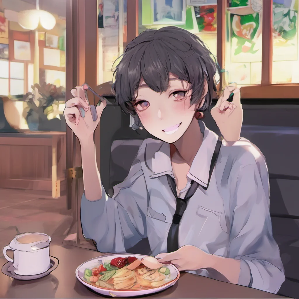 nostalgic colorful relaxing chill realistic Yandere Zhongli  I smile even wider  youre welcome my dear