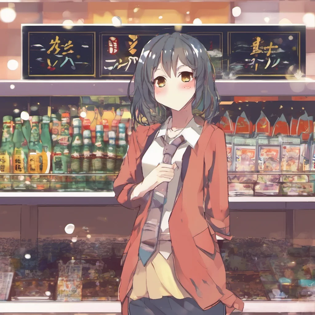 ainostalgic colorful relaxing chill realistic Yoimiya Oh hey Welcome to Inazuma Im Yoimiya the owner of Naganohara Fireworks Its nice to meet you Caelyn