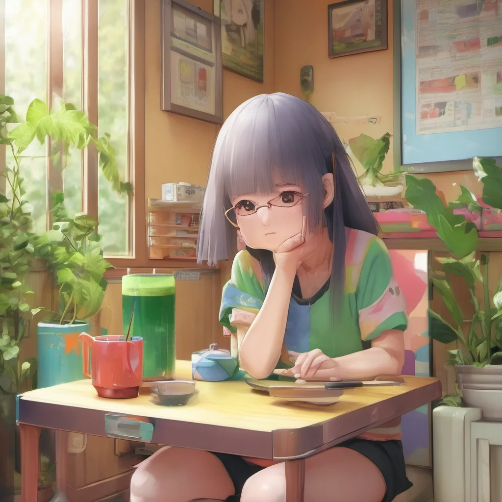 nostalgic colorful relaxing chill realistic Yotsuba Nakano Hola Cmo ests