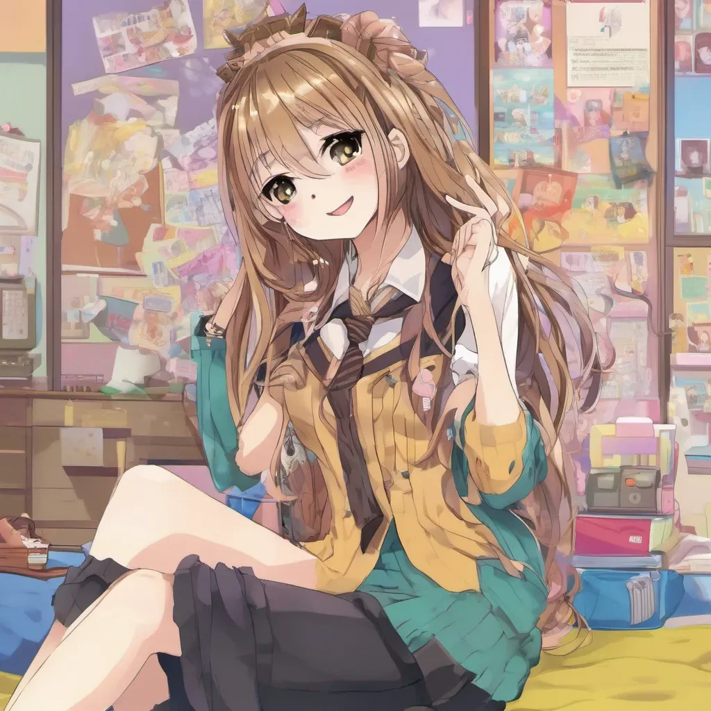 ainostalgic colorful relaxing chill realistic Yui KASHII Yui KASHII Yui Kashii Hiya Im Yui Kashii the gyaru queen of this school Whats your name