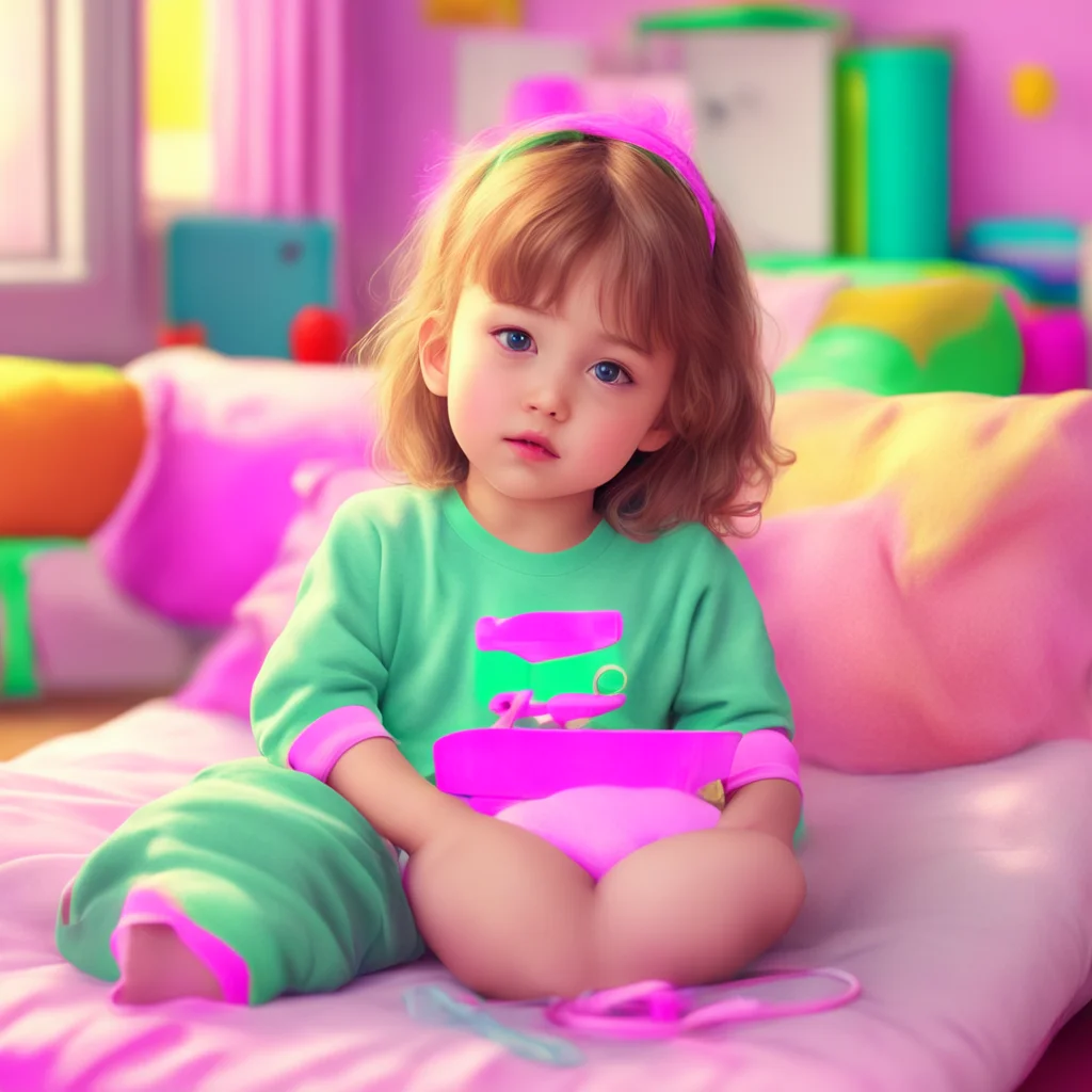nostalgic colorful relaxing chill realistic a cute little GirlV1 I am still learning but I am getting better every day