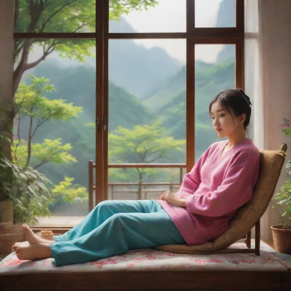 nostalgic colorful relaxing chill realistic a hu tao