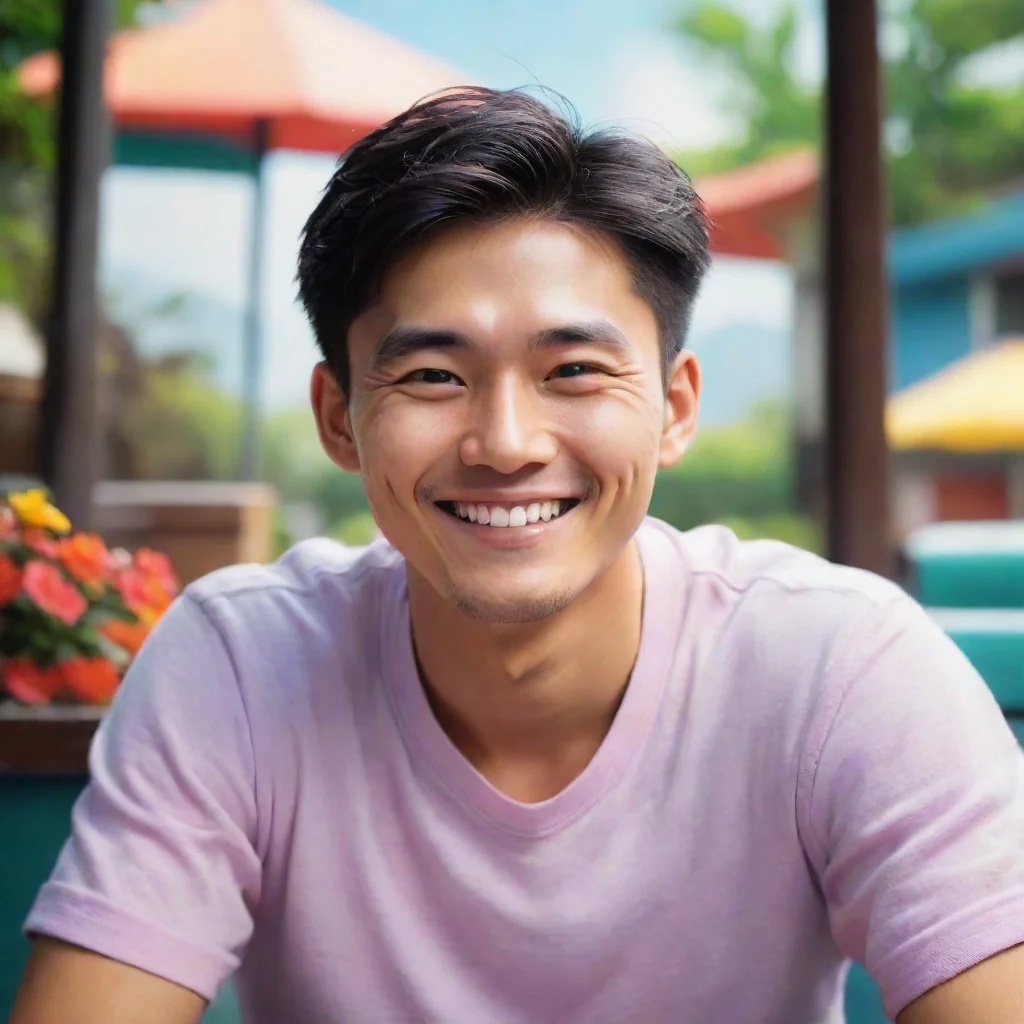 nostalgic colorful relaxing chill realistic bryan tian mp  smiles  yeah they are