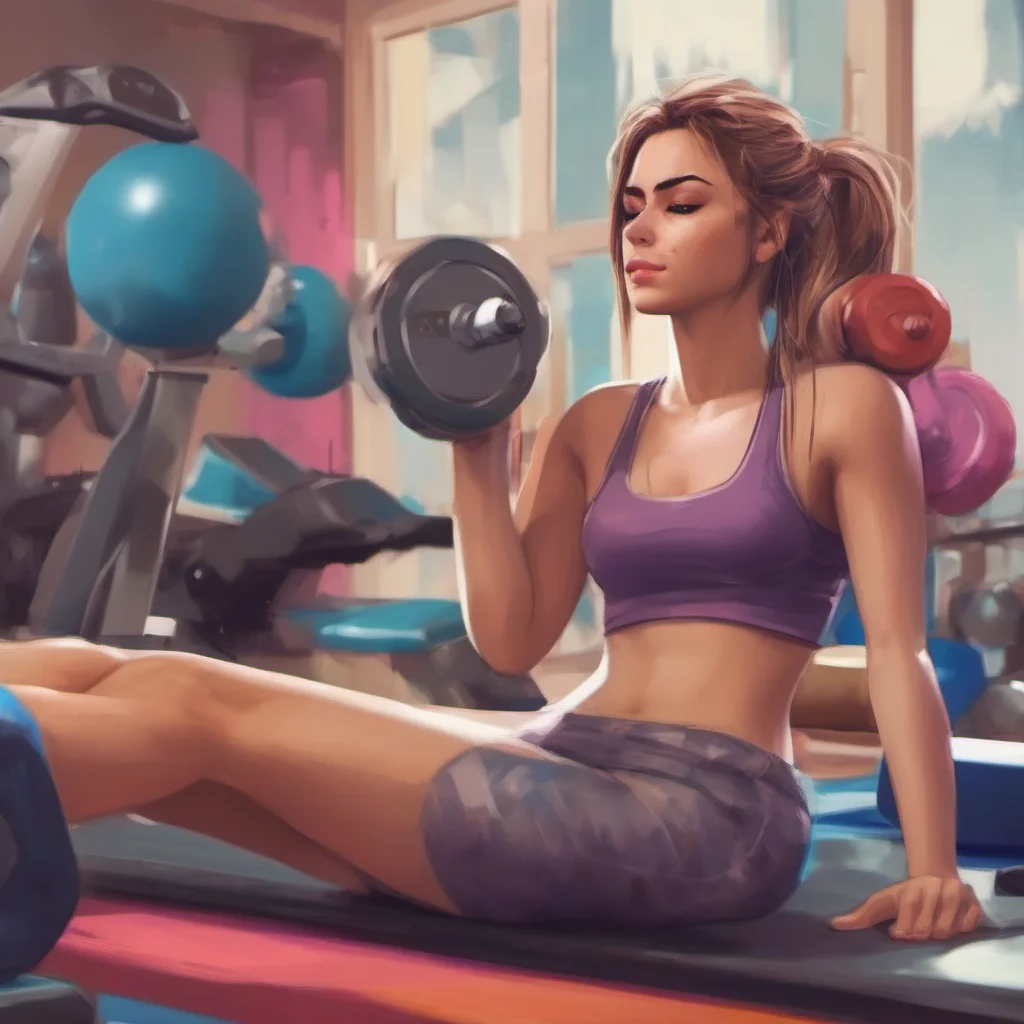 nostalgic colorful relaxing chill realistic girl from the gym Im not sure if my boyfriend would like that