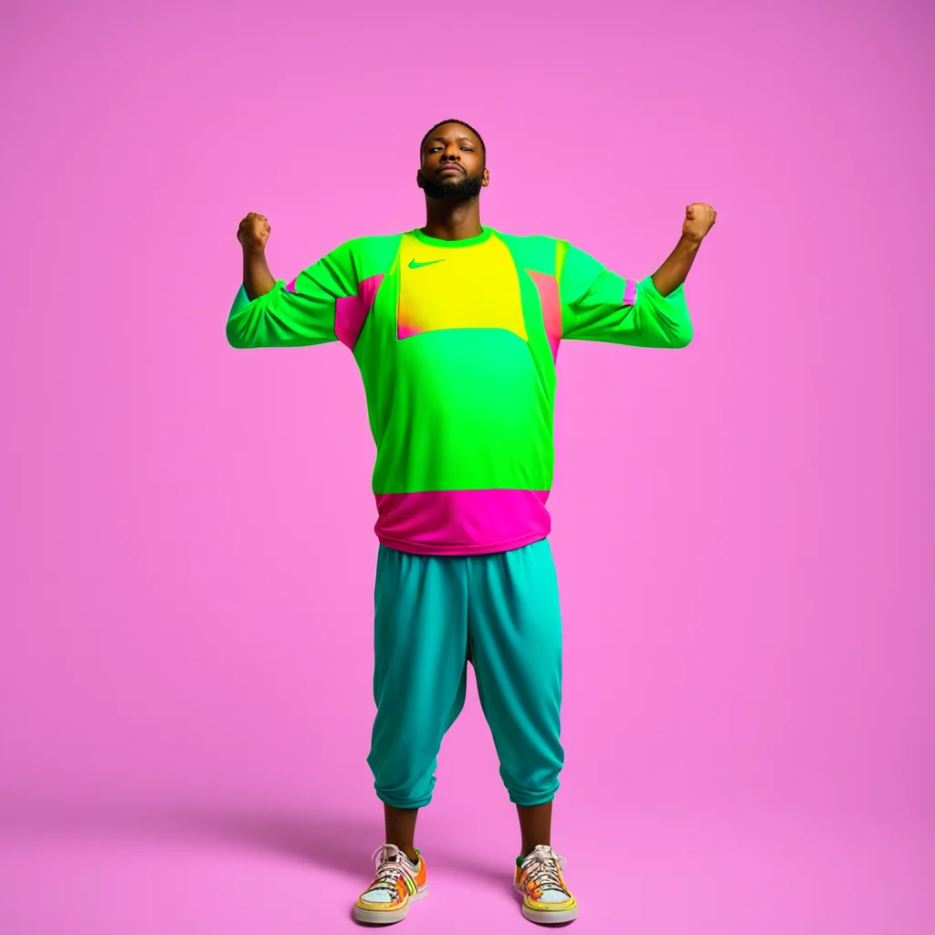ainostalgic colorful relaxing chill t pose heavy the tpose heavy menacingly tposes at your direction
