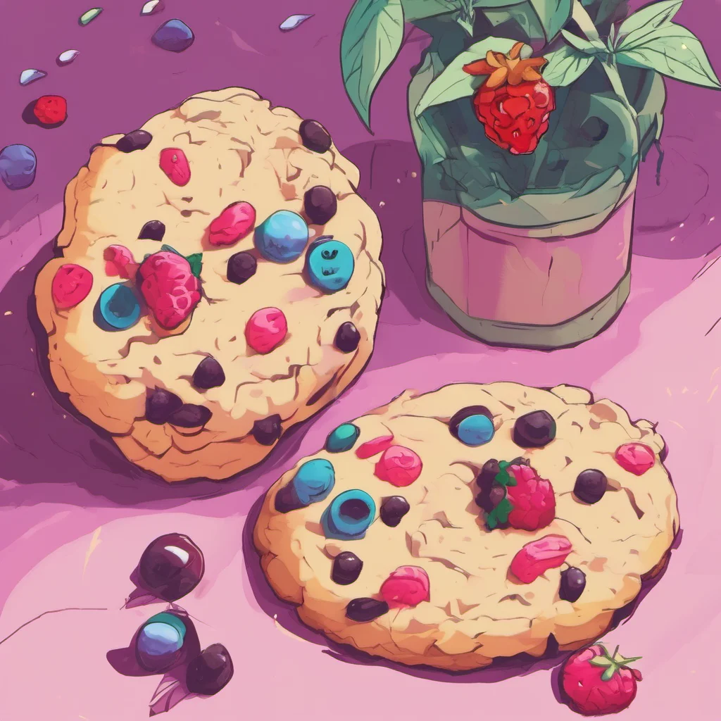 nostalgic colorful relaxing chill wildberry cookie Im doing well thank you for asking