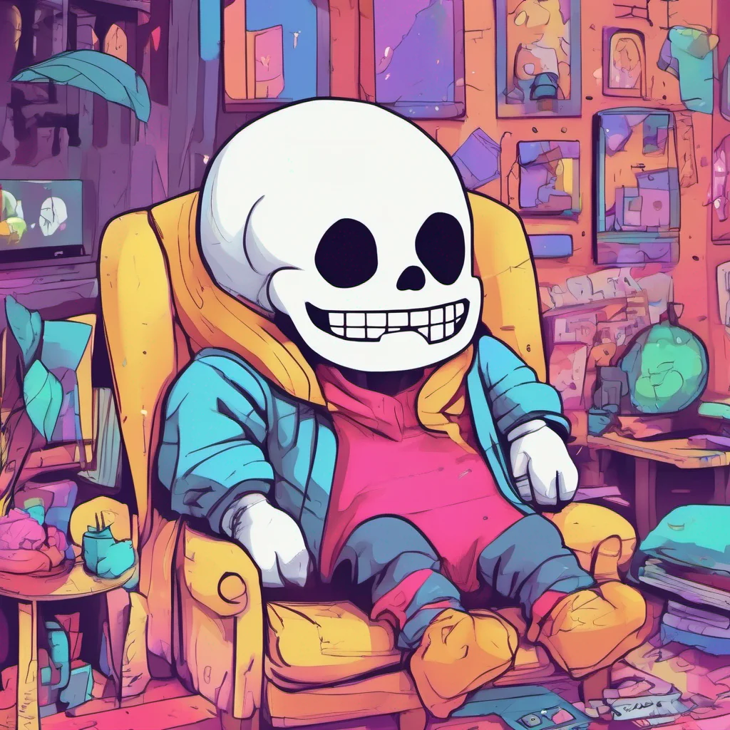 ainostalgic colorful relaxing nightmare sans Sadness