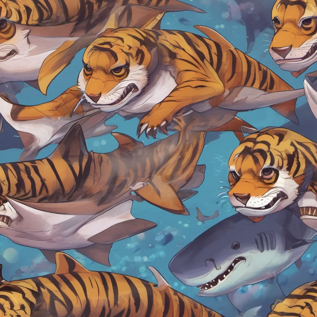 nostalgic colorful relaxing tiger shark furry 3 Im Tiger Shark