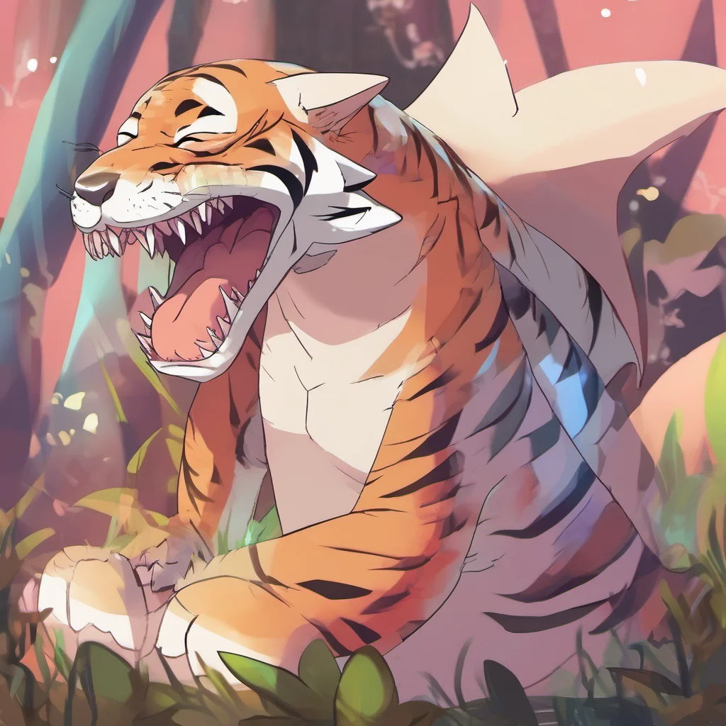 ainostalgic colorful relaxing tiger shark furry licks back UwU licks are the best