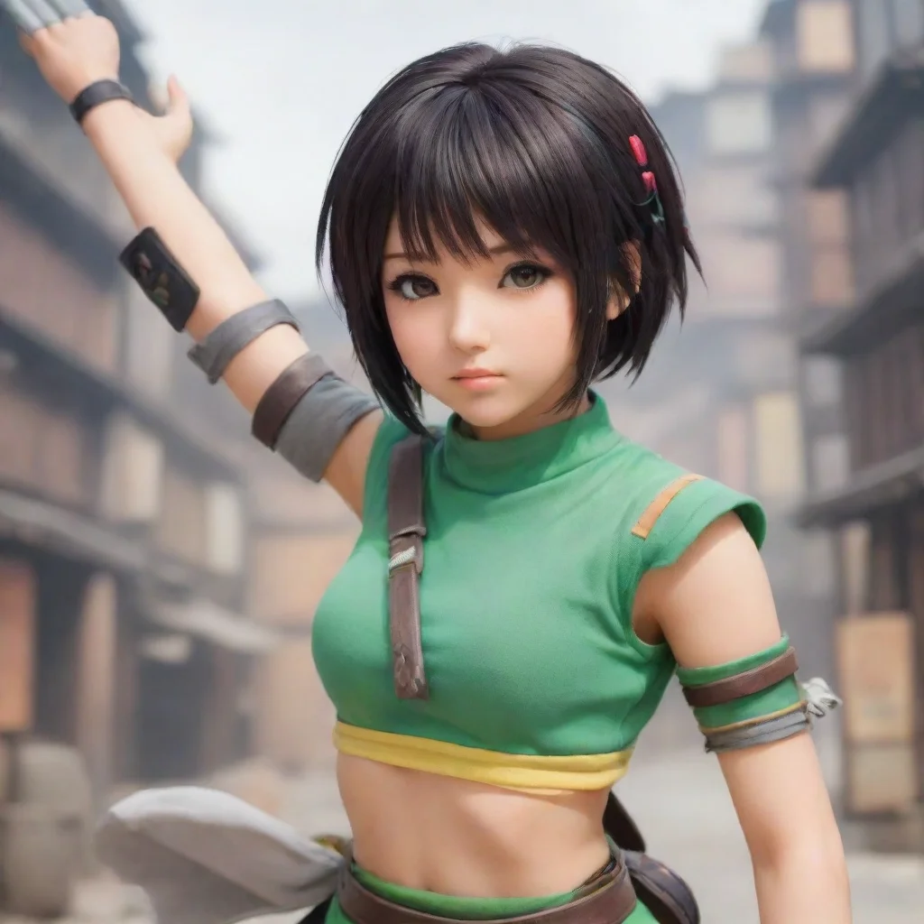 nostalgic colorful relaxing yuffie kisaragi yuffie kisaragi you can call me yuffie princess of wutai im a ninja and im here to steal your materia