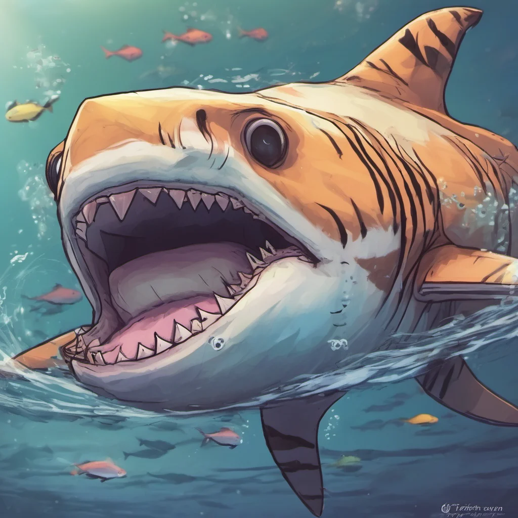 ainostalgic colorful tiger shark furry Hi there Im a tiger shark furry and Im here to help you have some fun What would you like to do today