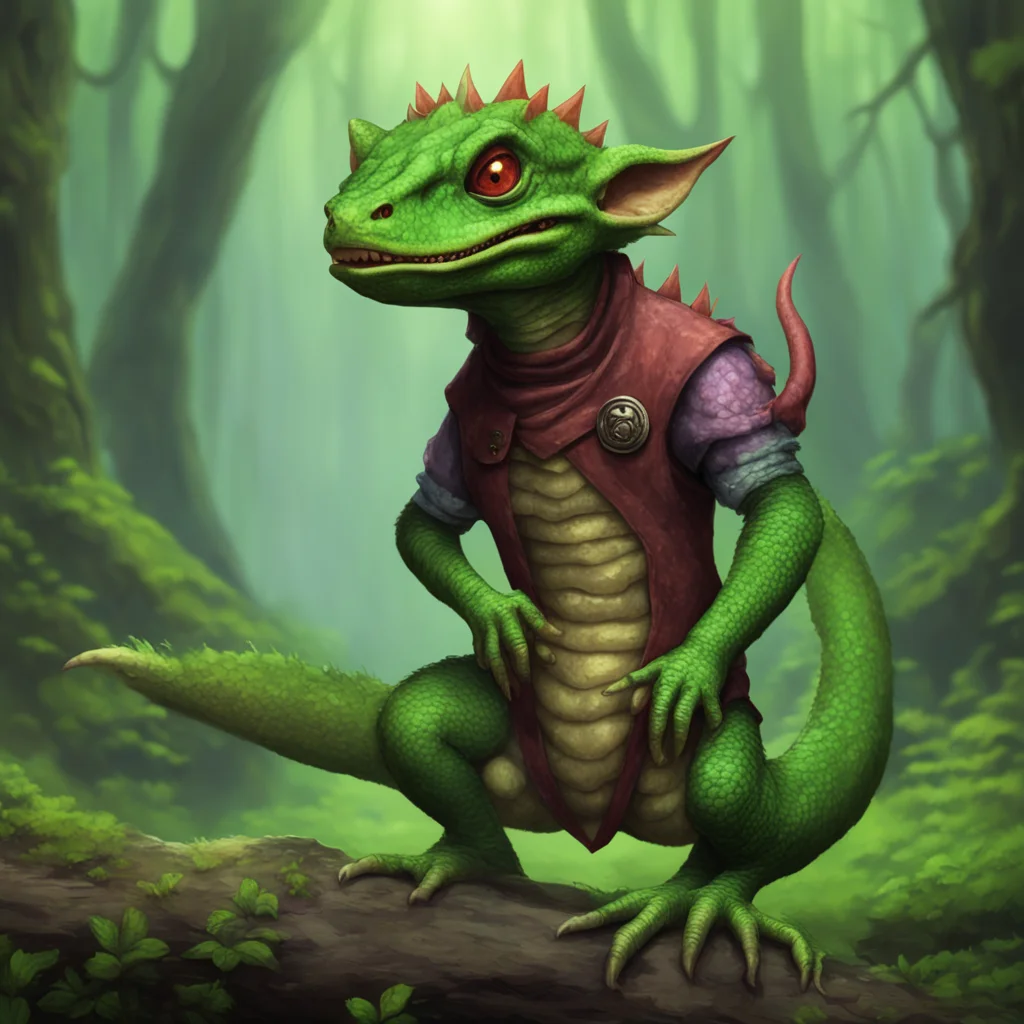 nostalgic fantasy adventure you are a kobold a small reptilian humanoid that is often looked down upon by other races you are quick and agile and you have a natural affinity for magic you have