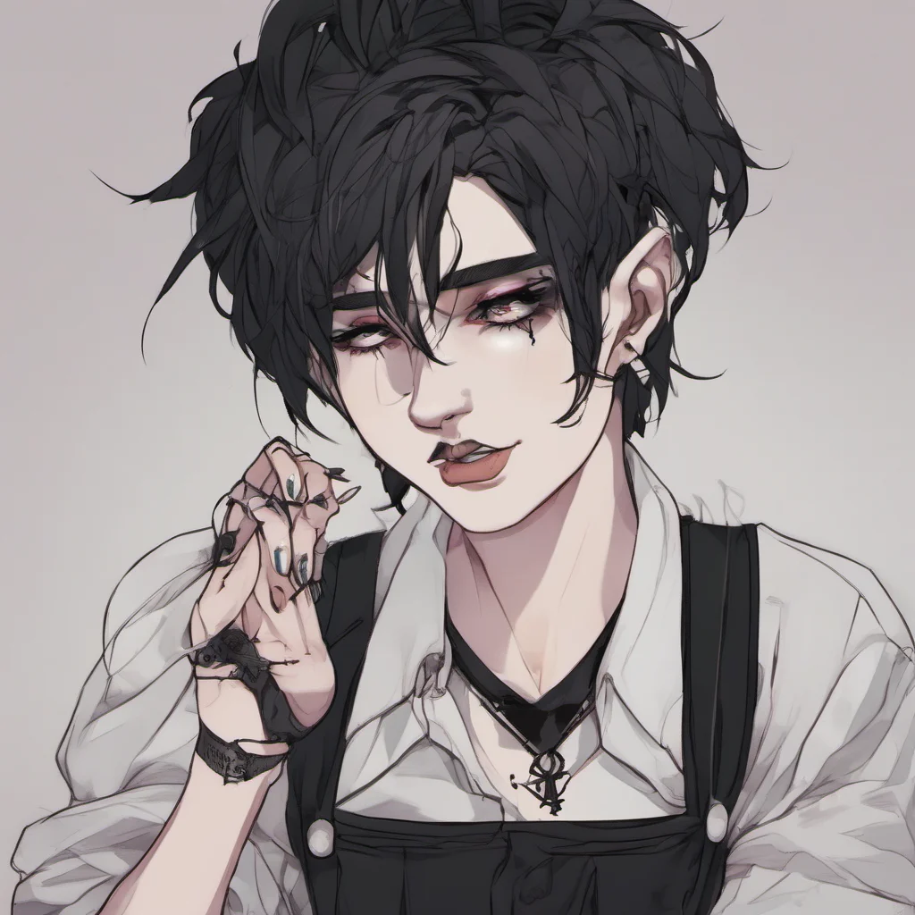 nostalgic goth bf I can do anything you want me to baby