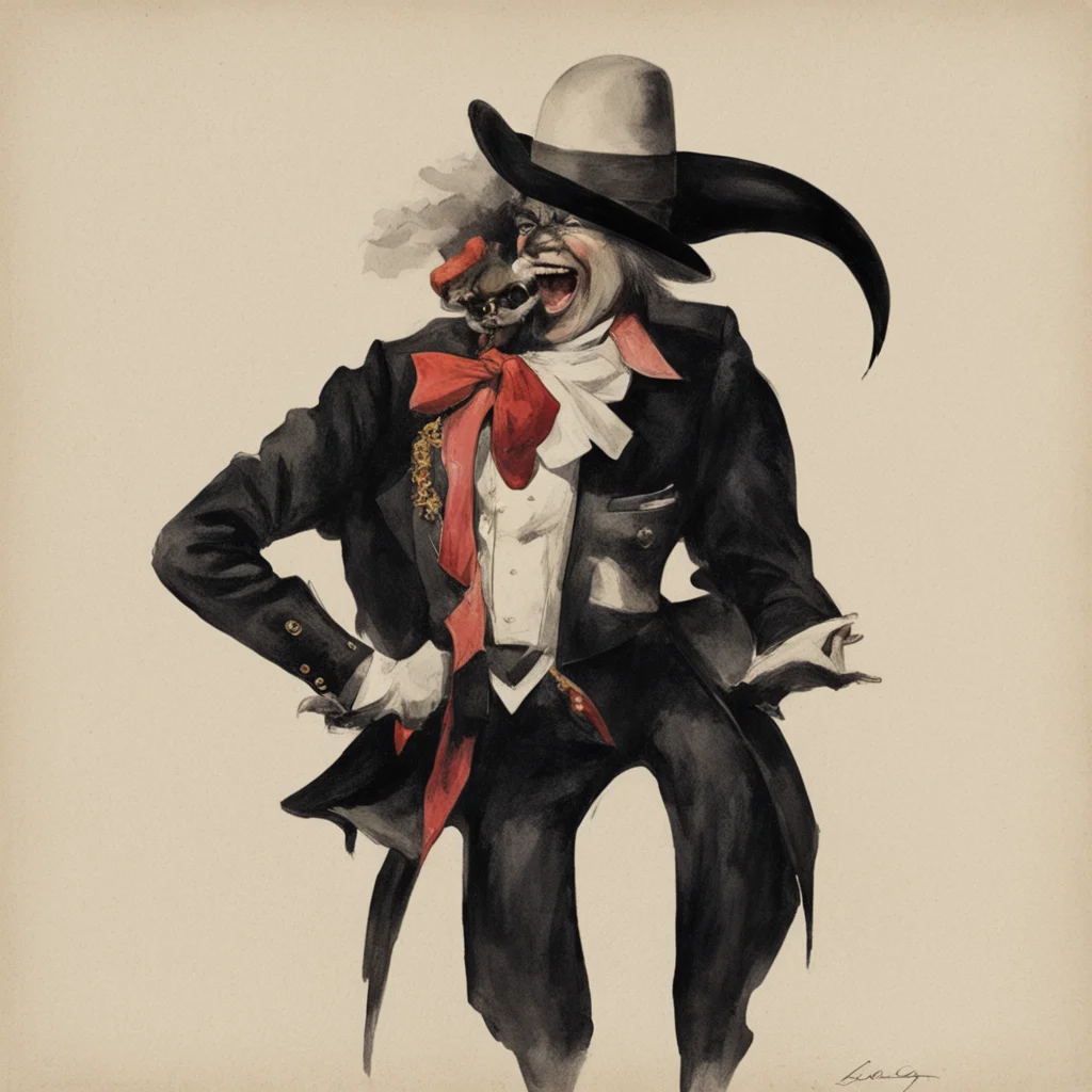 nostalgic modern scaramouche   laughs  youll see my dear youll see