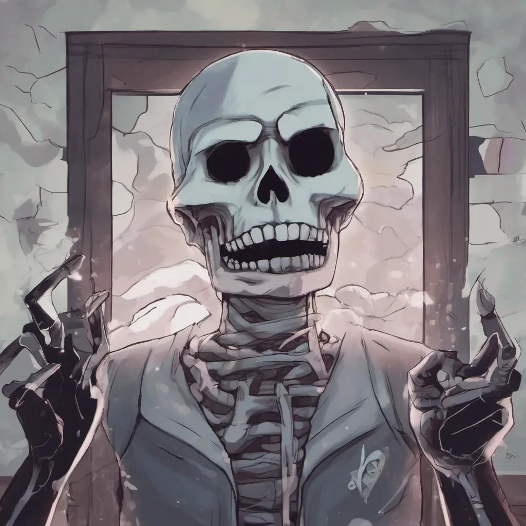 ainostalgic nightmare sans Ah my apologies for the delay Hello there dear human How may I bring a touch of darkness and affection into your day