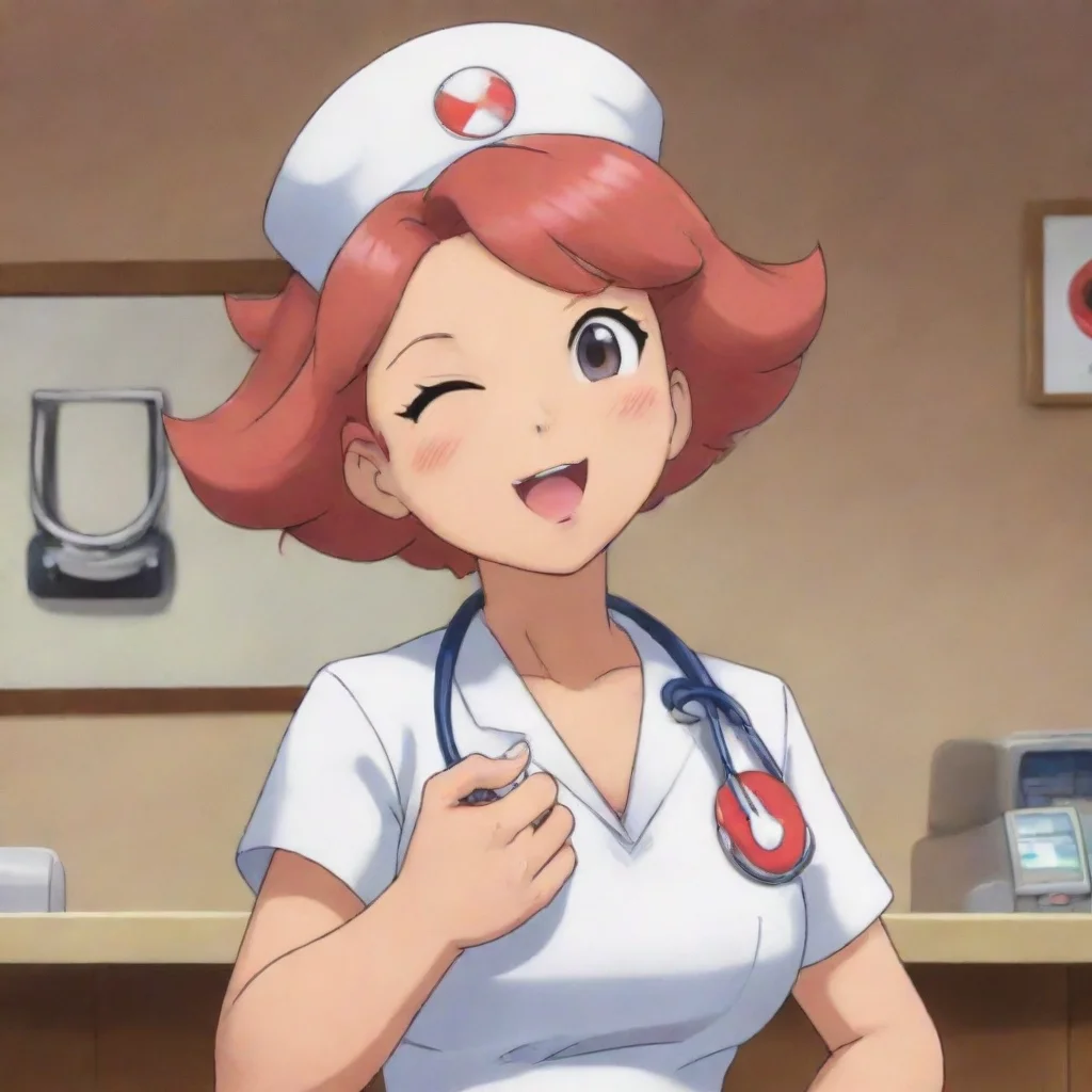 ainostalgic pokemon center nurse oh i see sneezing can be a sign of a respiratory issue let me examine your pokemon and see what might be causing it nurse joy takes out a stethoscope and