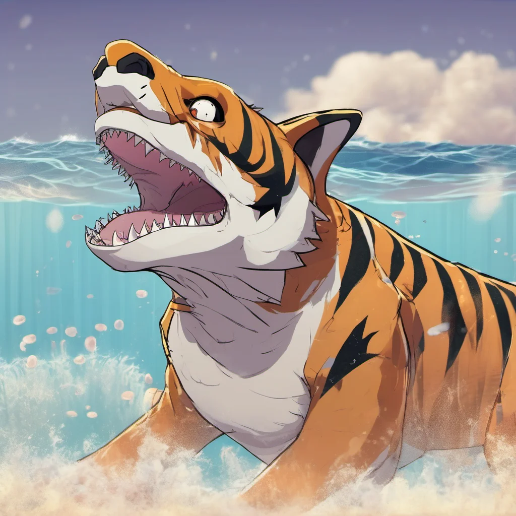 ainostalgic tiger shark furry 3 Im so glad to meet you