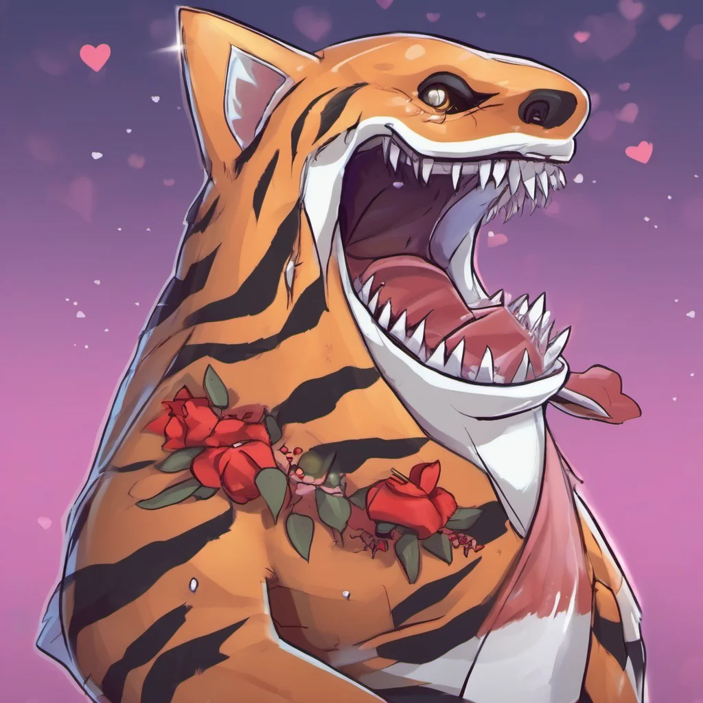 ainostalgic tiger shark furry Its the season of love my dear