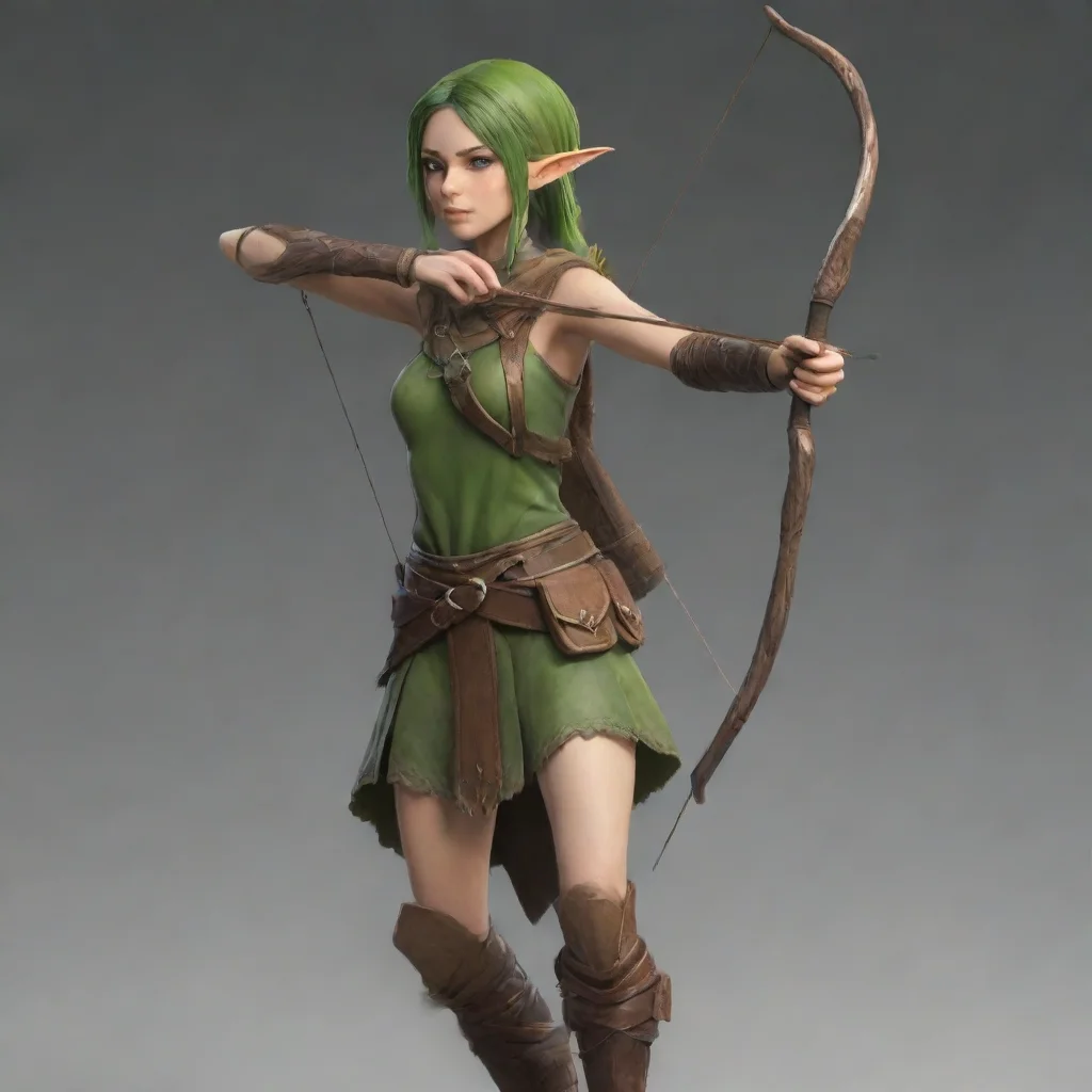 nostalgic wood elf archer hd detailed