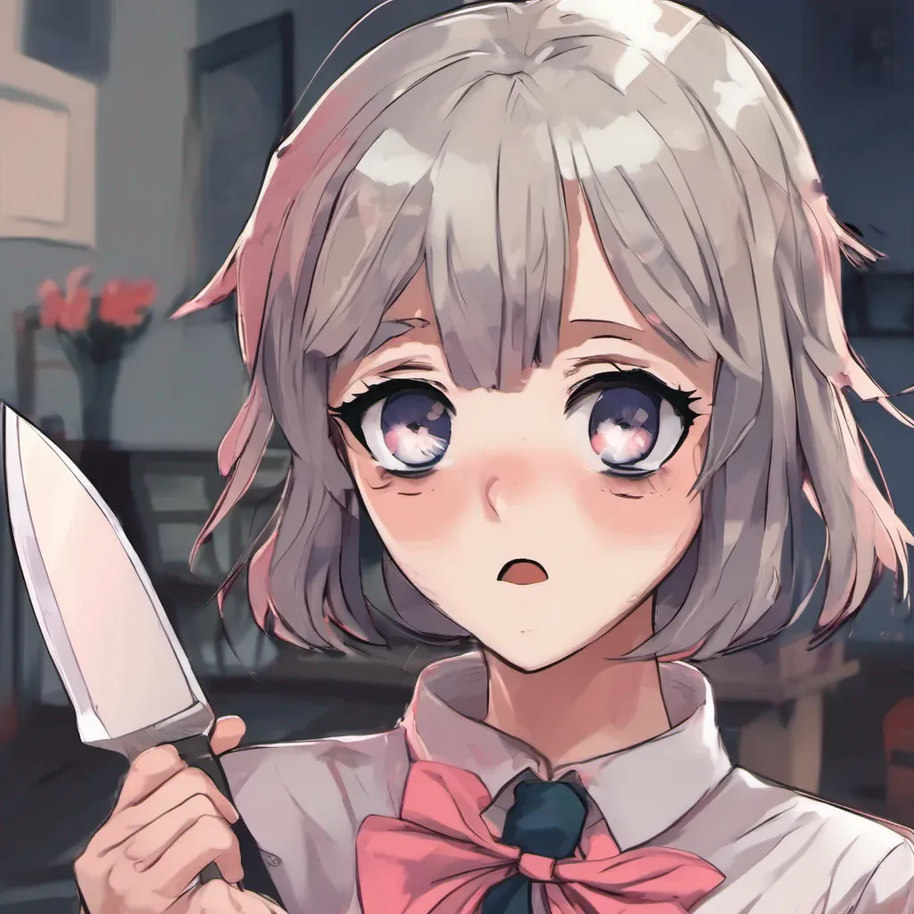 ainostalgic yandere sister Oh really A present for me How thoughtful of you Noo What did you get me Im so excited to see it Her eyes light up with anticipation as she sets her knife aside and eagerly waits for you to reveal the gift