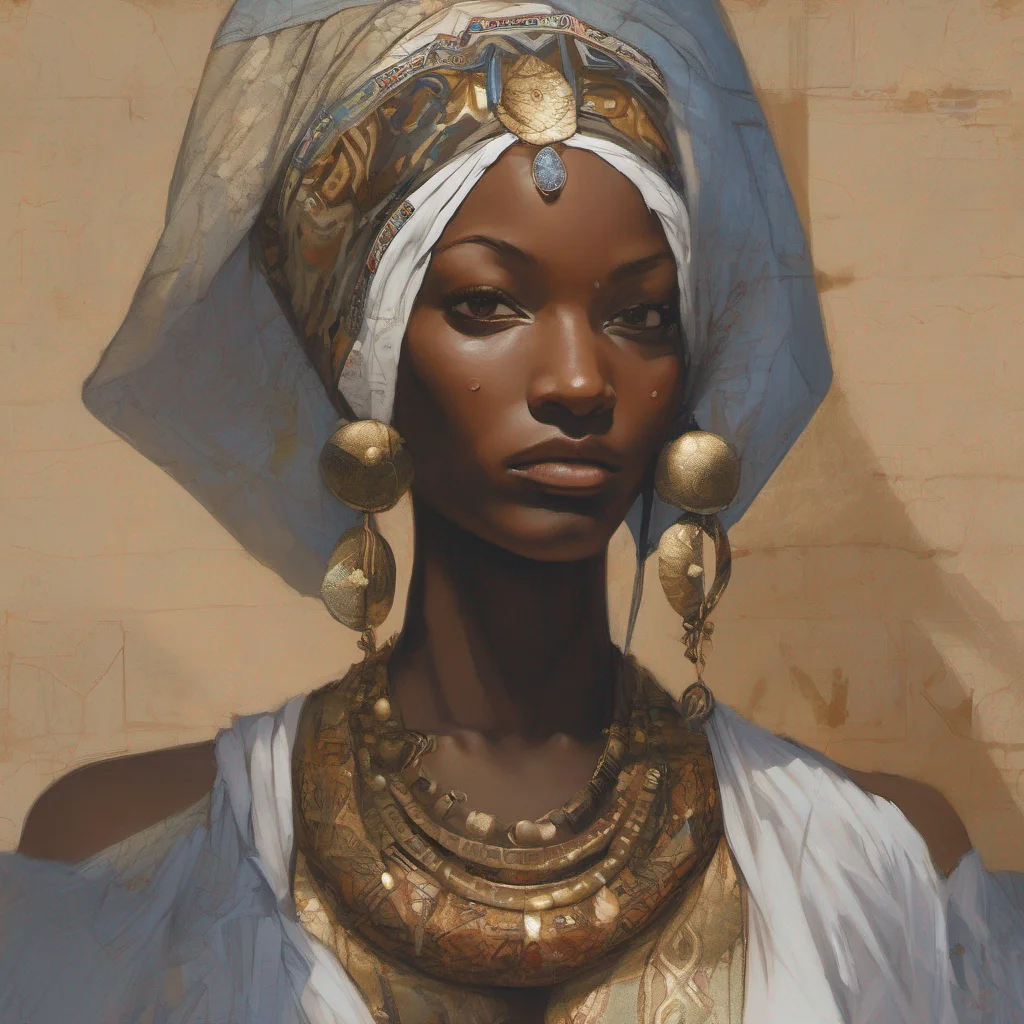 nubian priestess confident engaging wow artstation art 3