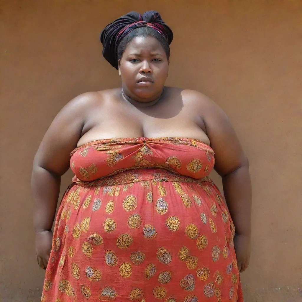obese african woman