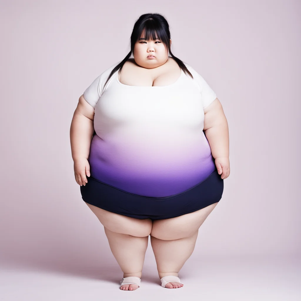 obese japanese girl confident engaging wow artstation art 3