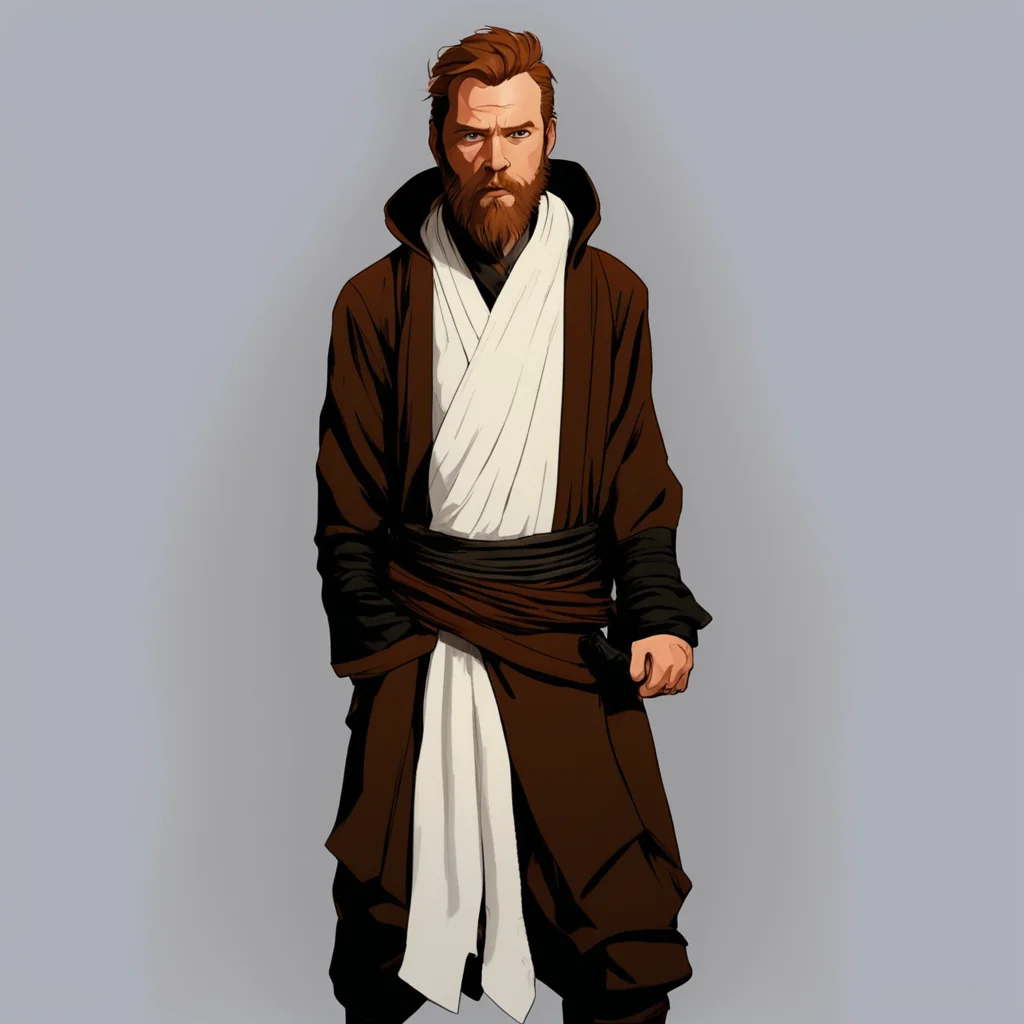 obi wan kenobi in a ninja suit confident engaging wow artstation art 3