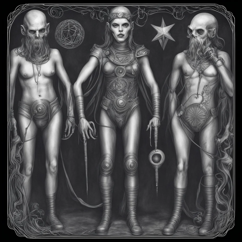 occult gathering rubber hose style confident engaging wow artstation art 3