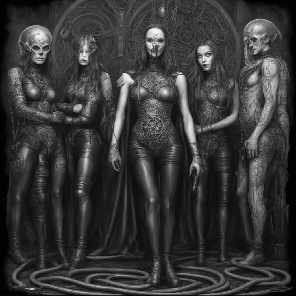 occult gathering rubber hose style good looking trending fantastic 1