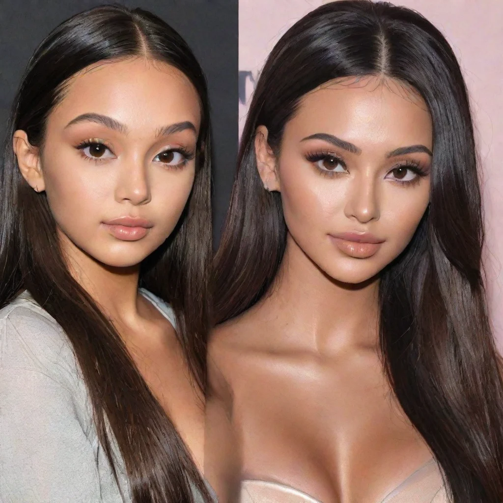 aiolivia rodrigo mixed with kim kardashian