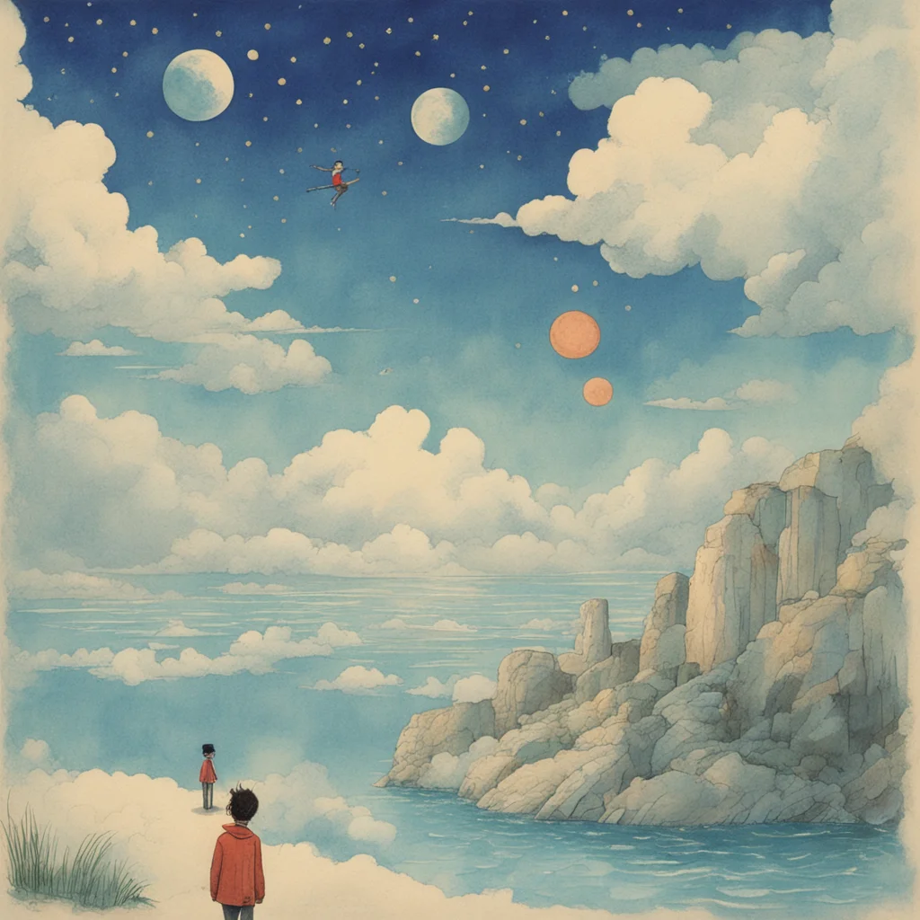 one man have a nice dream picture book confident engaging wow artstation art 3