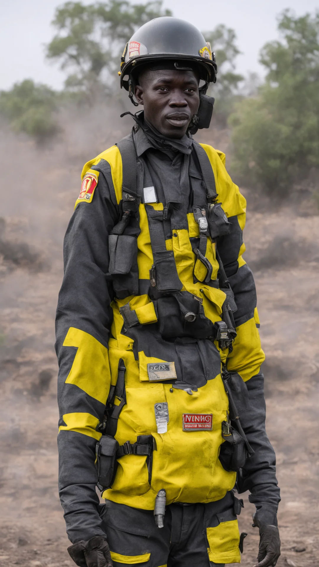 aionyango firefighter amazing awesome portrait 2 tall