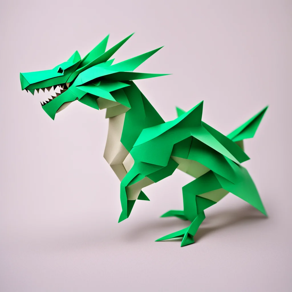 origami dragon  amazing awesome portrait 2