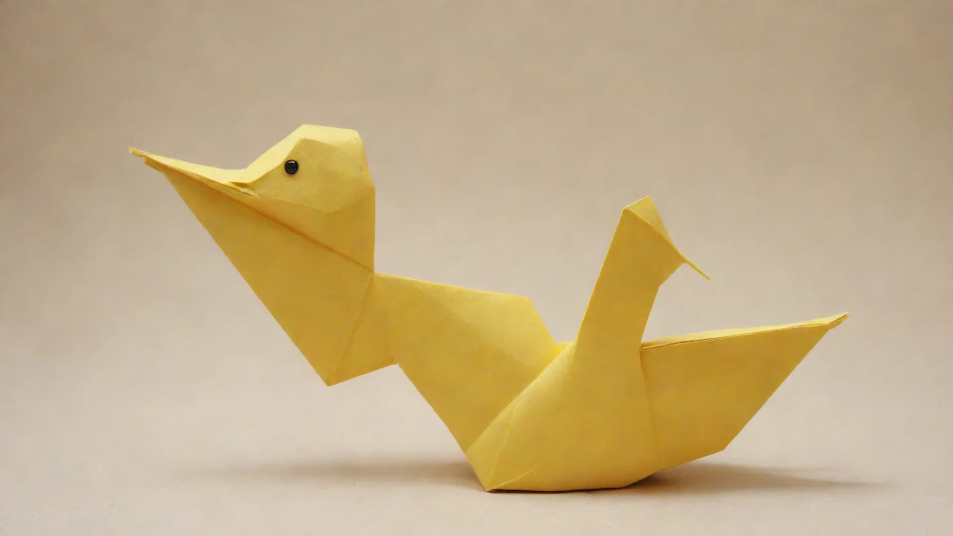 origami duck wide