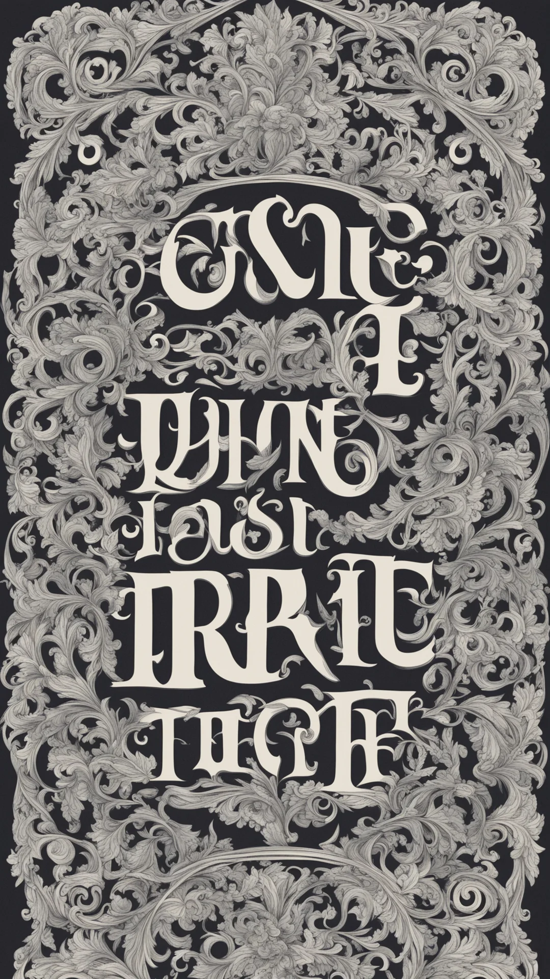 ornamental lettering trust no one good looking trending fantastic 1 tall