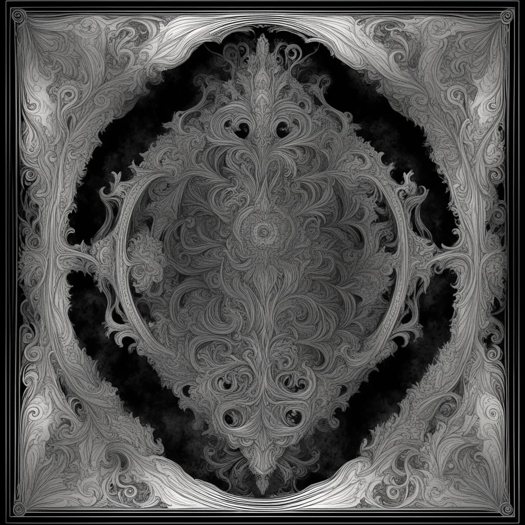 ornate bookplate dark spirit confident engaging wow artstation art 3