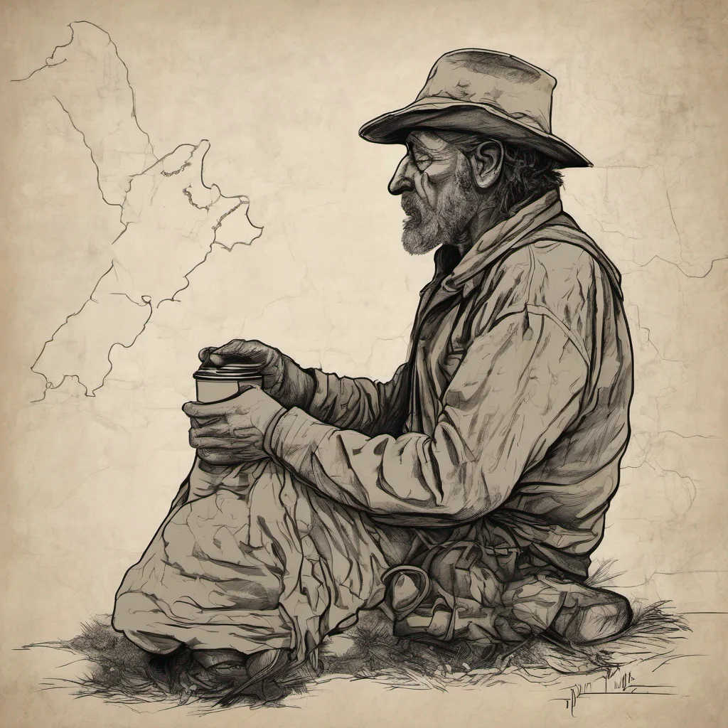 aioutline of the state of west virginia wanderer majestic digital art beggar