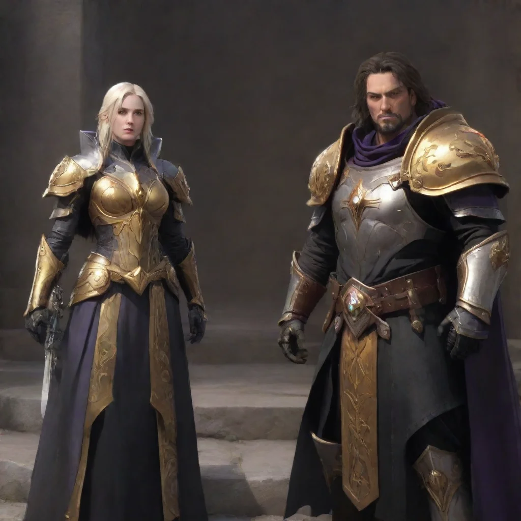 aipaladin next to a warlock