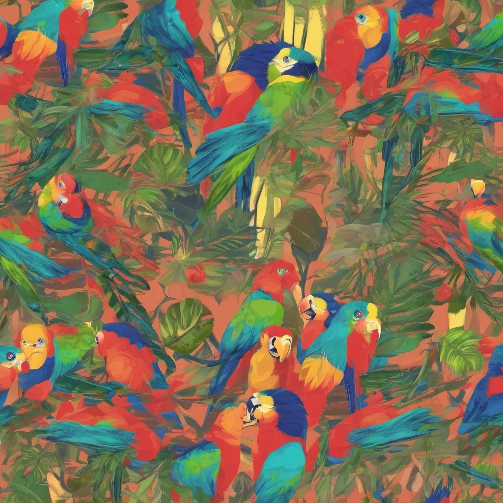 parrot confident engaging wow artstation art 3