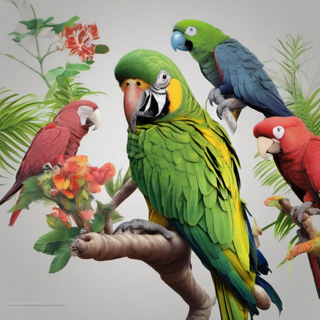parrot good looking trending fantastic 1